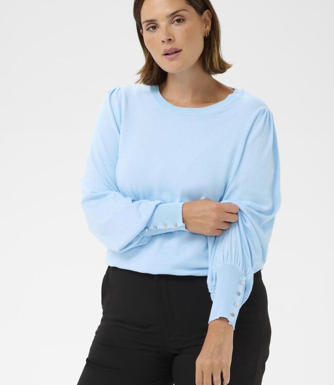 KAFFE CURVE Pull LIZZY  KAFFE CURVE POWDER BLUE 144214