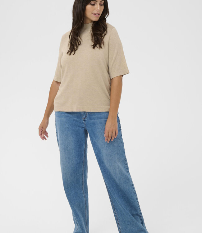 KAFFE CURVE Pull LIZZY TURTLENECK KAFFE CURVE FEATHER GRAY 1513051