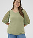 KAFFE CURVE T-Shirt BELLA LACE KAFFE CURVE SEA SPRAY 109059
