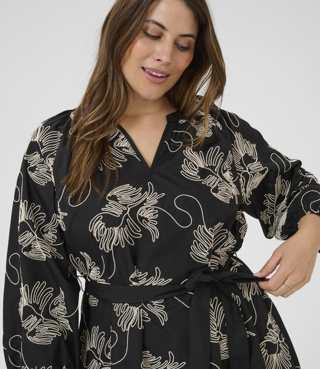 KAFFE CURVE Kleed KIMMIE KAFFE CURVE BLACK CHALK 108831