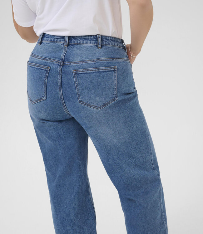 KAFFE CURVE Broek JEANS LEOANA WIDE KAFFE CURVE 108260