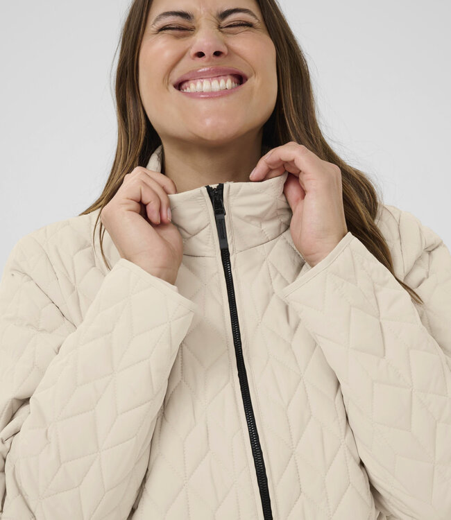 KAFFE CURVE Jas LEINA QUILT KAFFE CURVE FEATHER GRAY 151305