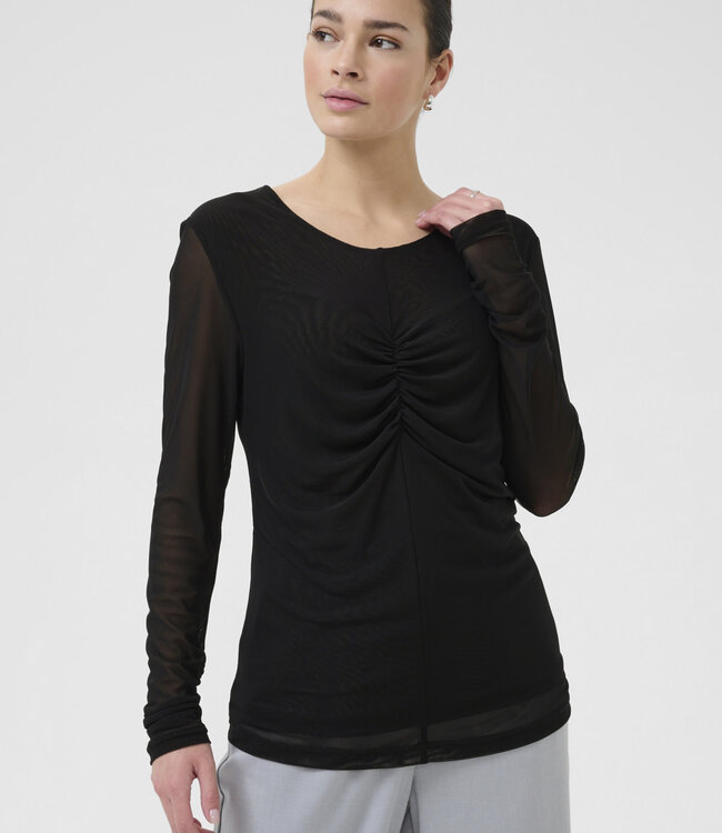 KAFFE T-Shirt CHAI KAFFE BLACK DEEP 100121