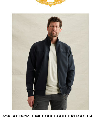 PME LEGEND Jas ZIP INTERLOCK SWEATER PME LEGEND SALUTE