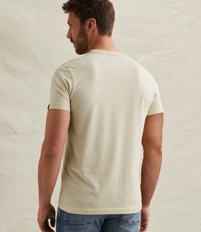 PME LEGEND T-Shirt PLAY SINGLE GRAPHIC PME LEGEND BONE WHITE