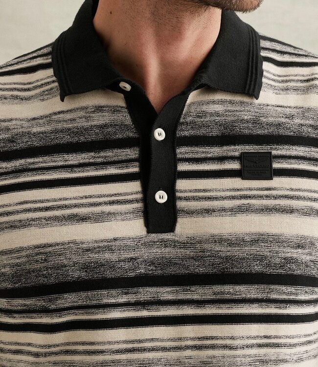 PME LEGEND Polo COTTON SLUB GRADIENT PME LEGEND SALUTE