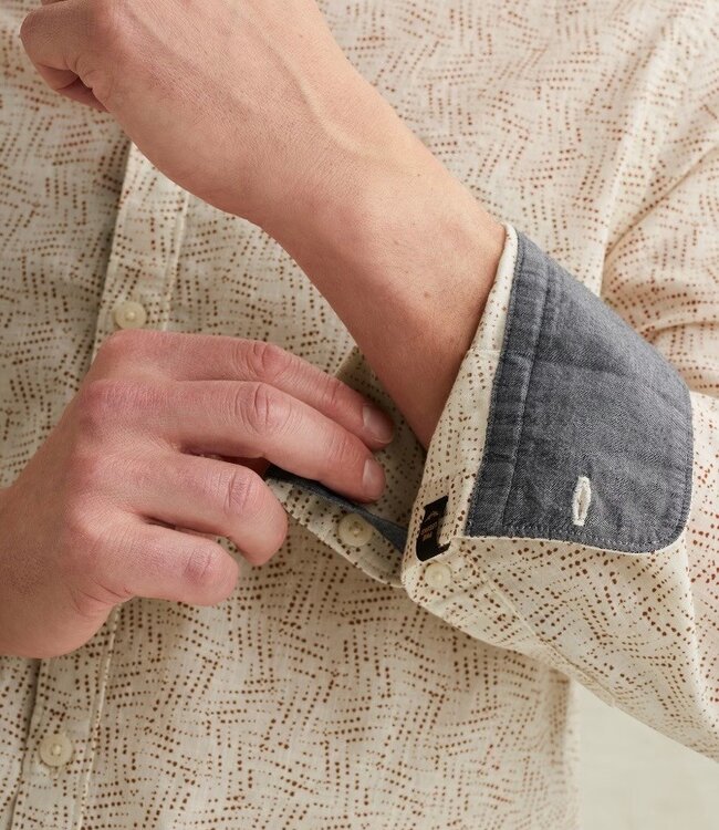 PME LEGEND Hemd CTN SLUB PME LEGEND BONE WHITE