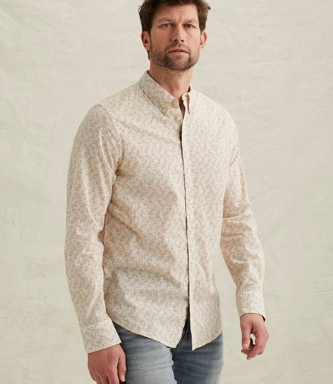 PME LEGEND Hemd CTN SLUB PME LEGEND BONE WHITE