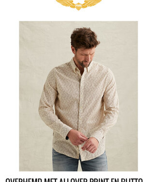 PME LEGEND Hemd CTN SLUB PME LEGEND BONE WHITE