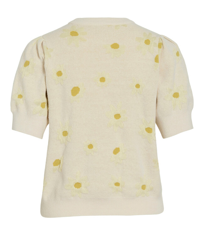 VILA Pull MAVIS VILA PASTEL YELLOW