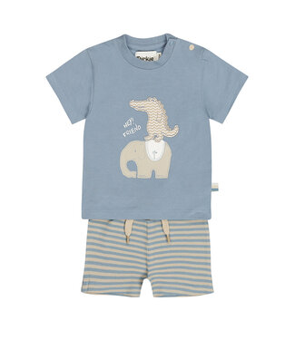 DIRKJE Baby SET BOYS  T-SHIRT SHORT OLIFANT DIRKJE