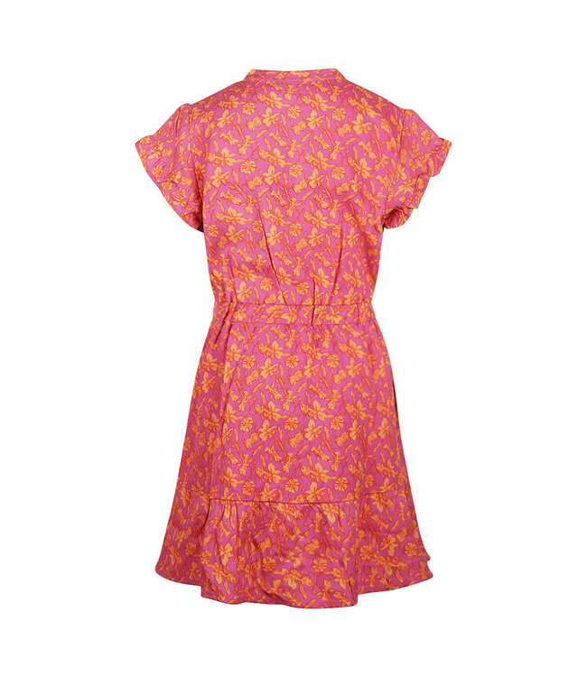 NO WAY MONDAY Kleedje FLOWERS NO WAY MONDAY GIRLS FUSHIA