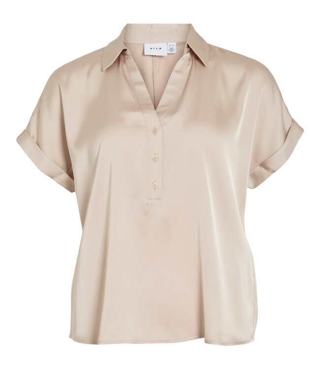 VILA Blouse RAVENNA VILA CEMENT