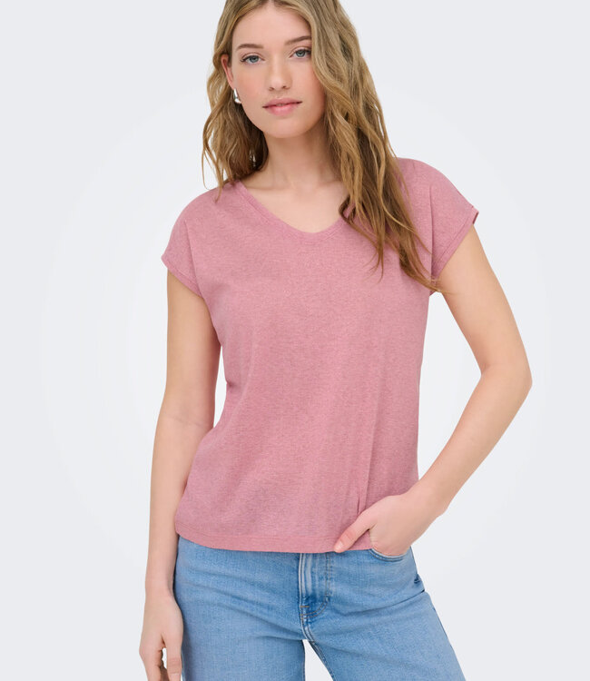 ONLY T shirt SILVERY ONLY BONBON
