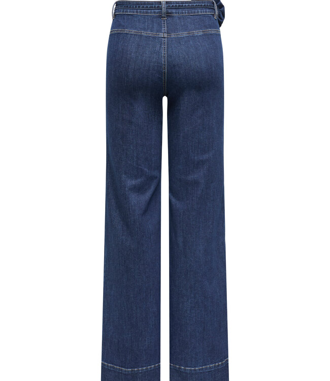 ONLY Broek MADISON WIDE ONLY ROSE DARK BLUE DENIM