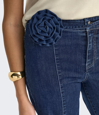 ONLY Broek MADISON WIDE ONLY ROSE DARK BLUE DENIM