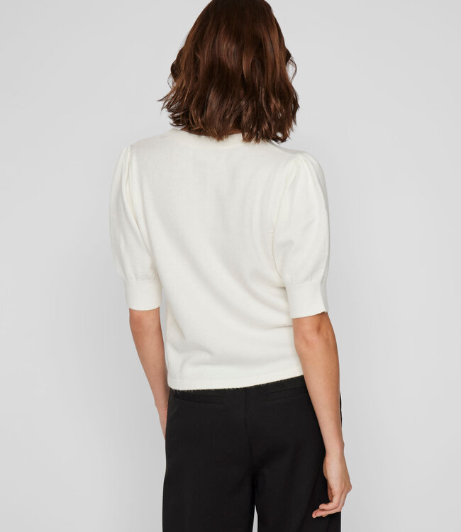 VILA Pull RIL O-NECK VILA WHITE ALYSSUM