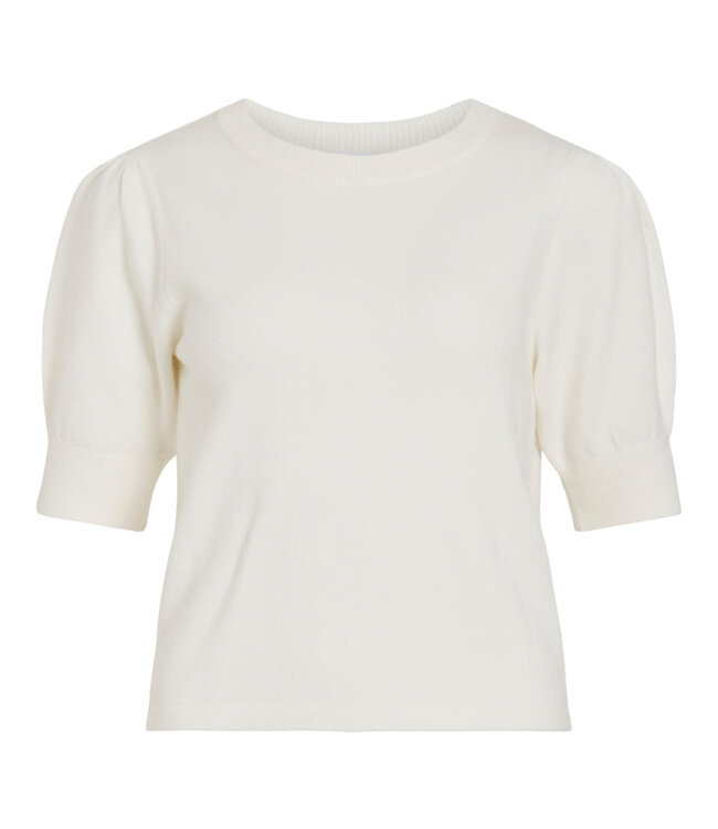 VILA Pull RIL O-NECK VILA WHITE ALYSSUM