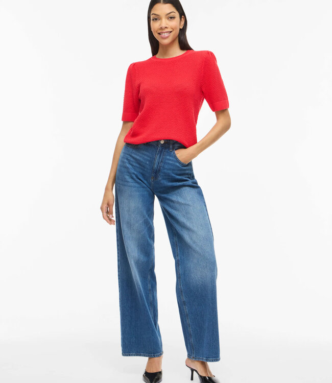 VILA Pull,DALO O-NECK VILA HIBISCUS