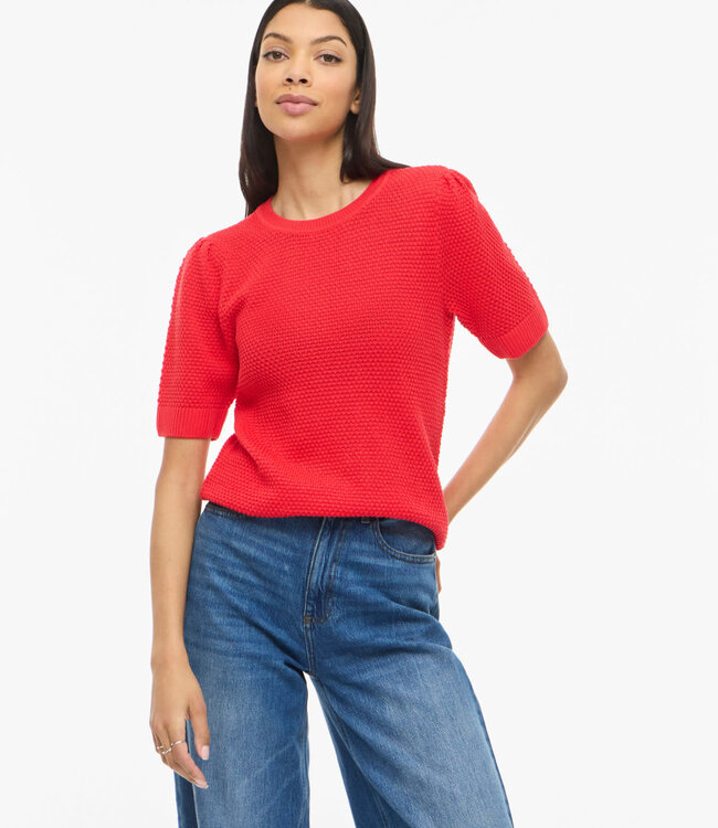 VILA Pull,DALO O-NECK VILA HIBISCUS