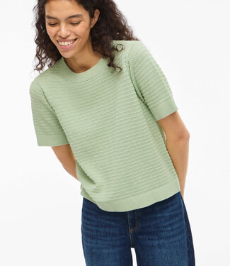 VILA Pull OLLO O-NECK VILA SMOKE GREEN