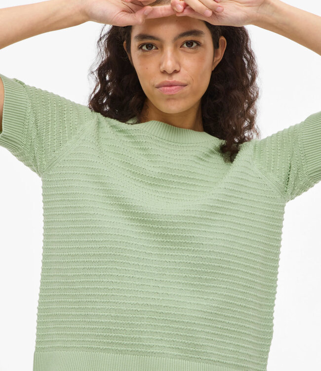 VILA Pull OLLO O-NECK VILA SMOKE GREEN