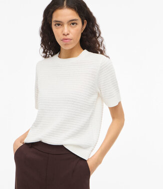VILA Pull OLLO O-NECK VILA WHITE ALYSSUM