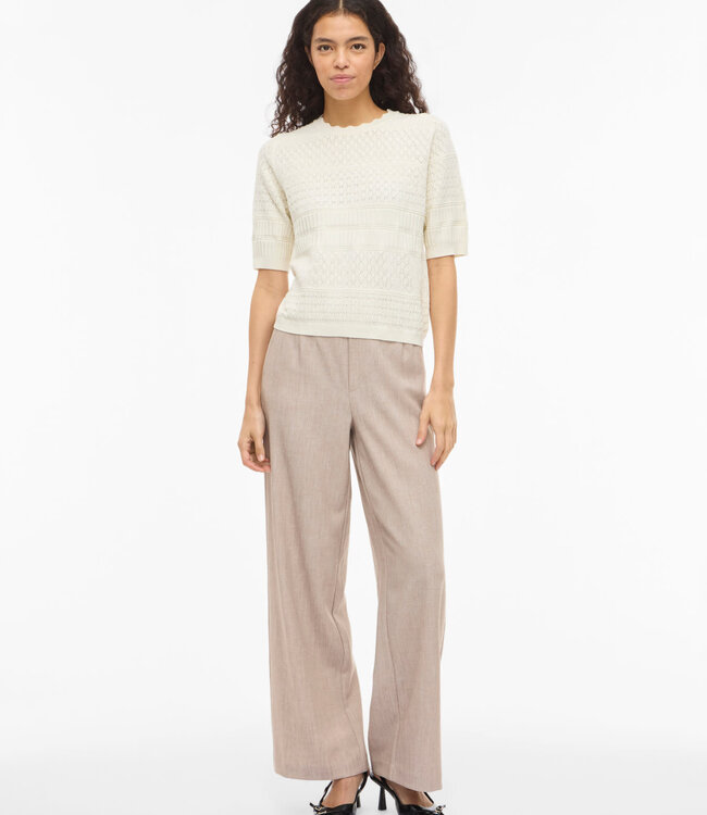 VILA Pull MILOS O-NECK VILA  WHISPER WHITE