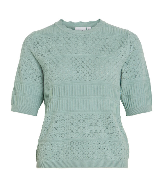 VILA Pull MILOS O-NECK VILA BLUE SURF