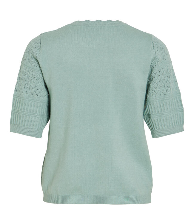 VILA Pull MILOS O-NECK VILA BLUE SURF