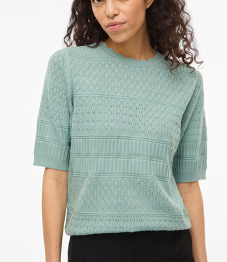 VILA Pull MILOS O-NECK VILA BLUE SURF