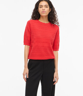 VILA Pull MILOS O-NECK VILA HIBISCUS