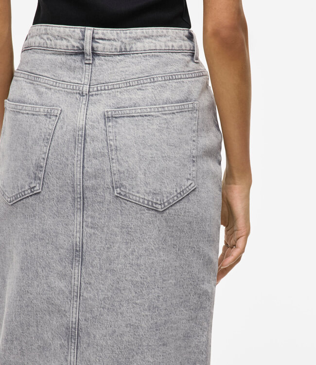 VILA Rok JEANS JAF VILA LIGHT GREY DENIM