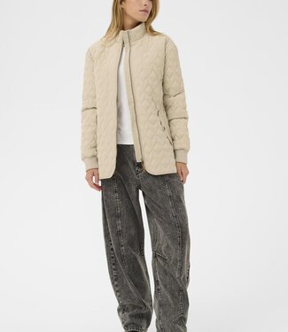 KAFFE Jas LEILA QUILT KAFFE FEATHER GRAY 151305