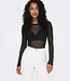 JDY Top ELSA MESH JDY BLACK