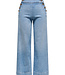 ONLY Jeans MADISON BUTTON WIDE ONLY LIGHT BLUE DENIM