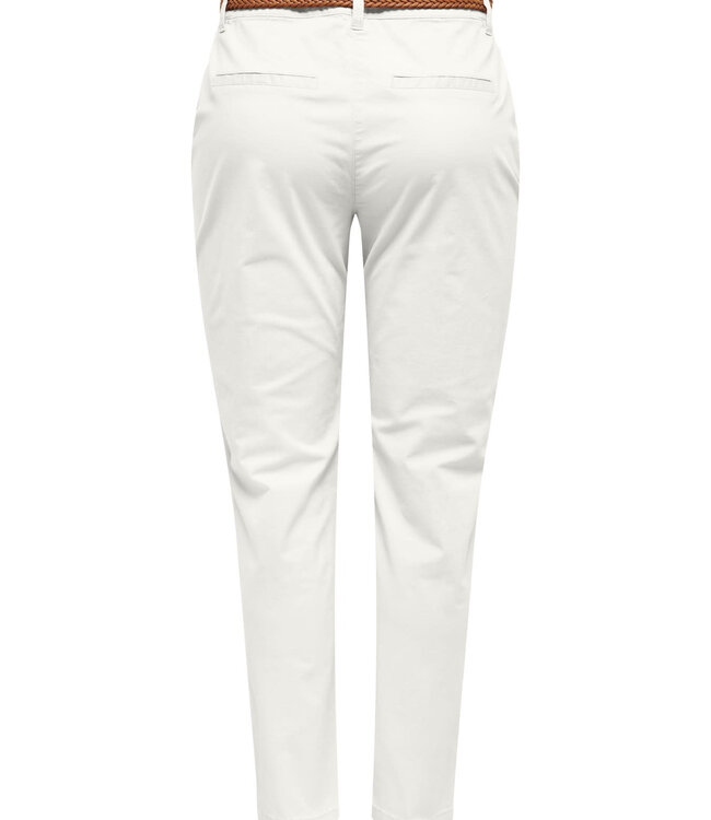 JDY Broek CHICAGO BELTED CHINO JDY WHITE