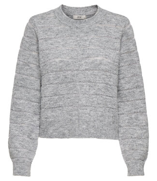 JDY Pull ALVA O-NECK LUREX JDY LIGHT GREY
