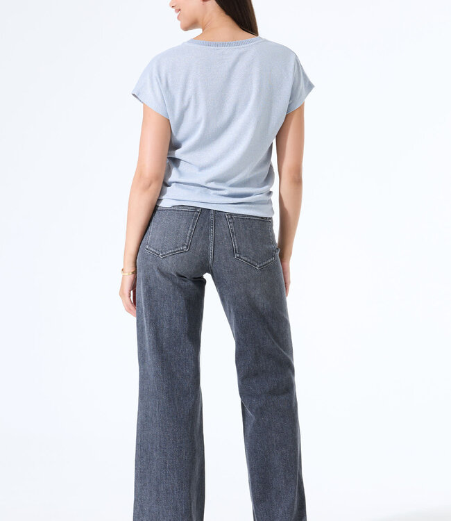 GARCIA T-Shirt GLITTER GARCIA CORNFLOWER