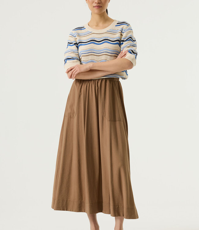 GARCIA Pull STRIPE GARCIA WHITECAP BLUE