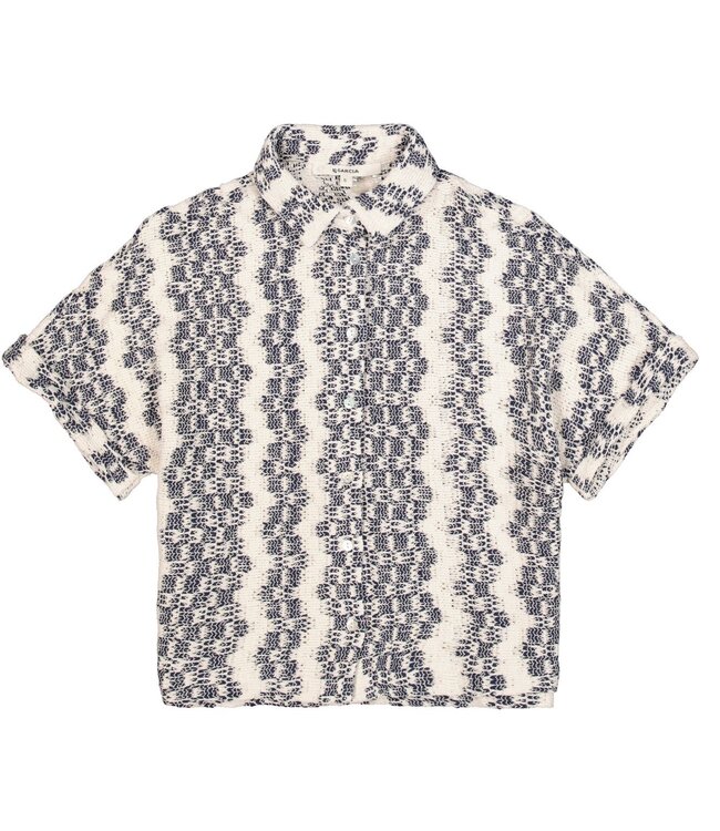 GARCIA Hemd SUMMER PRINT GARCIA ECRU BLUE