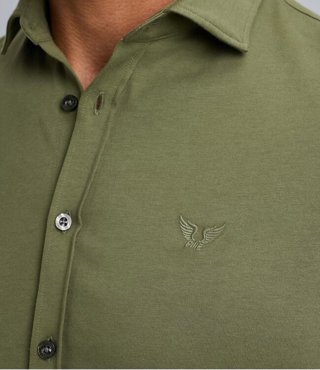 PME LEGEND Hemd SATIN JERSEY PME LEGEND OLIVE