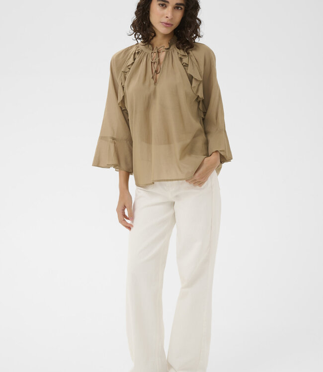KAFFE Blouse FLORA KAFFE PETRIFIED OAK 171115