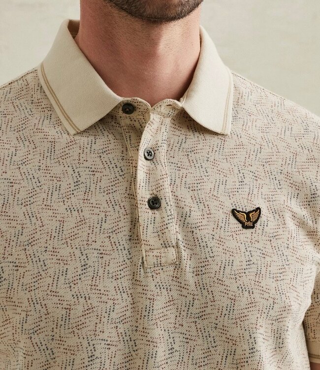 PME LEGEND Polo FINE PIQUE PME LEGEND BONE WHITE