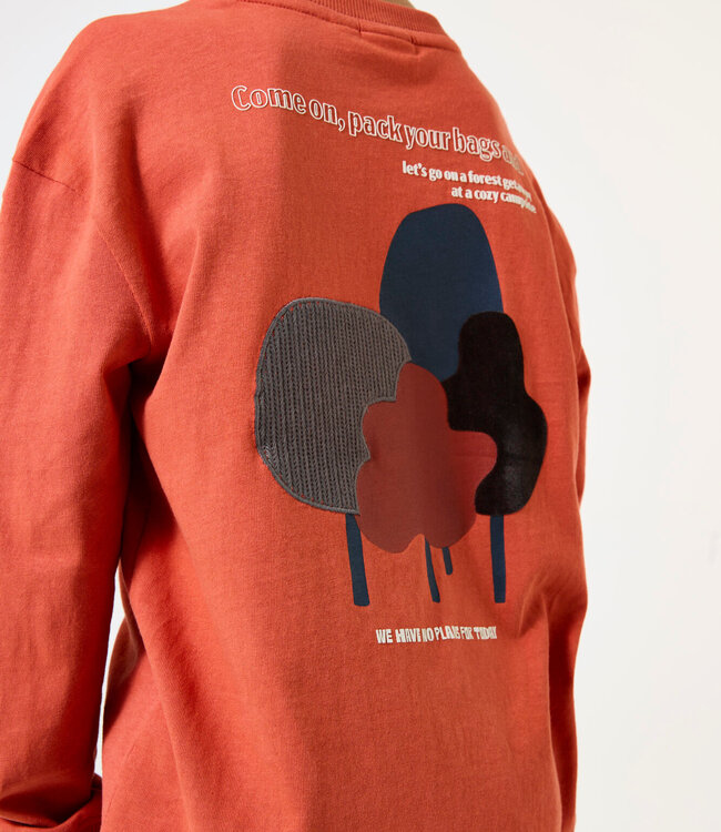 GARCIA T-Shirt NO PLANS TODAY  GARCIA MINI BOYS RUSTY