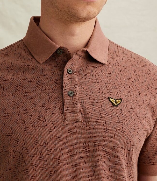 PME LEGEND Polo FINE PIQUE PME LEGEND ROAN ROUGE