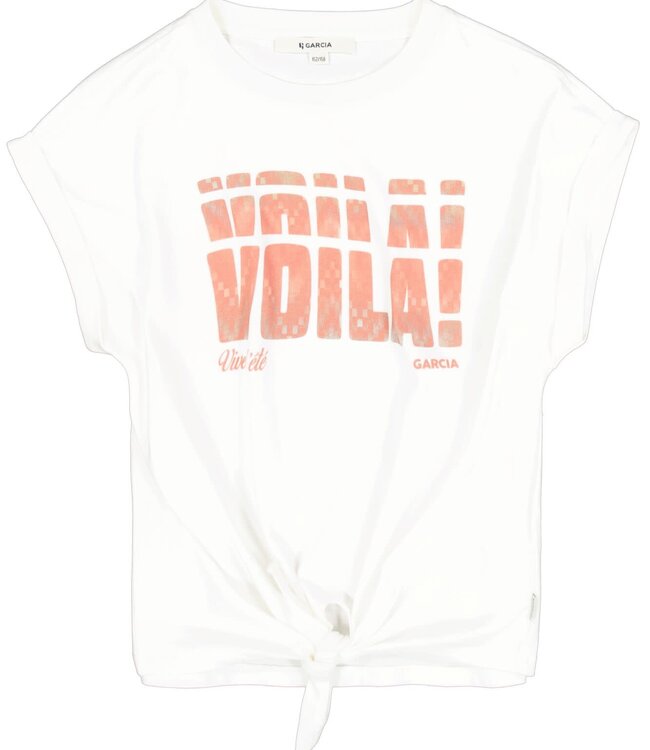 GARCIA T-Shirt VOILA GARCIA GIRLS WHITE