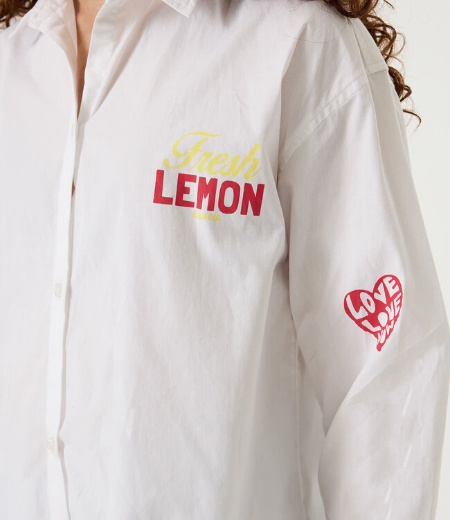GARCIA Hemd PATCH GARCIA GIRLS WHITE
