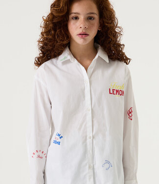 GARCIA Hemd PATCH GARCIA GIRLS WHITE