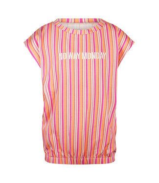NO WAY MONDAY Top LOOSE STRIPE NO WAY MONDAY GIRLS MULTI
